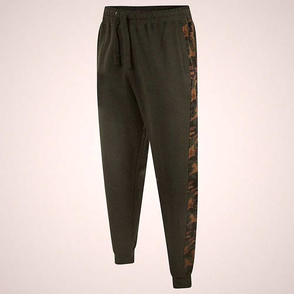 Kam Herren Übergröße abgesetzte Camouflage Jogginghose in 2 Farboptionen 2XL bis 8XL