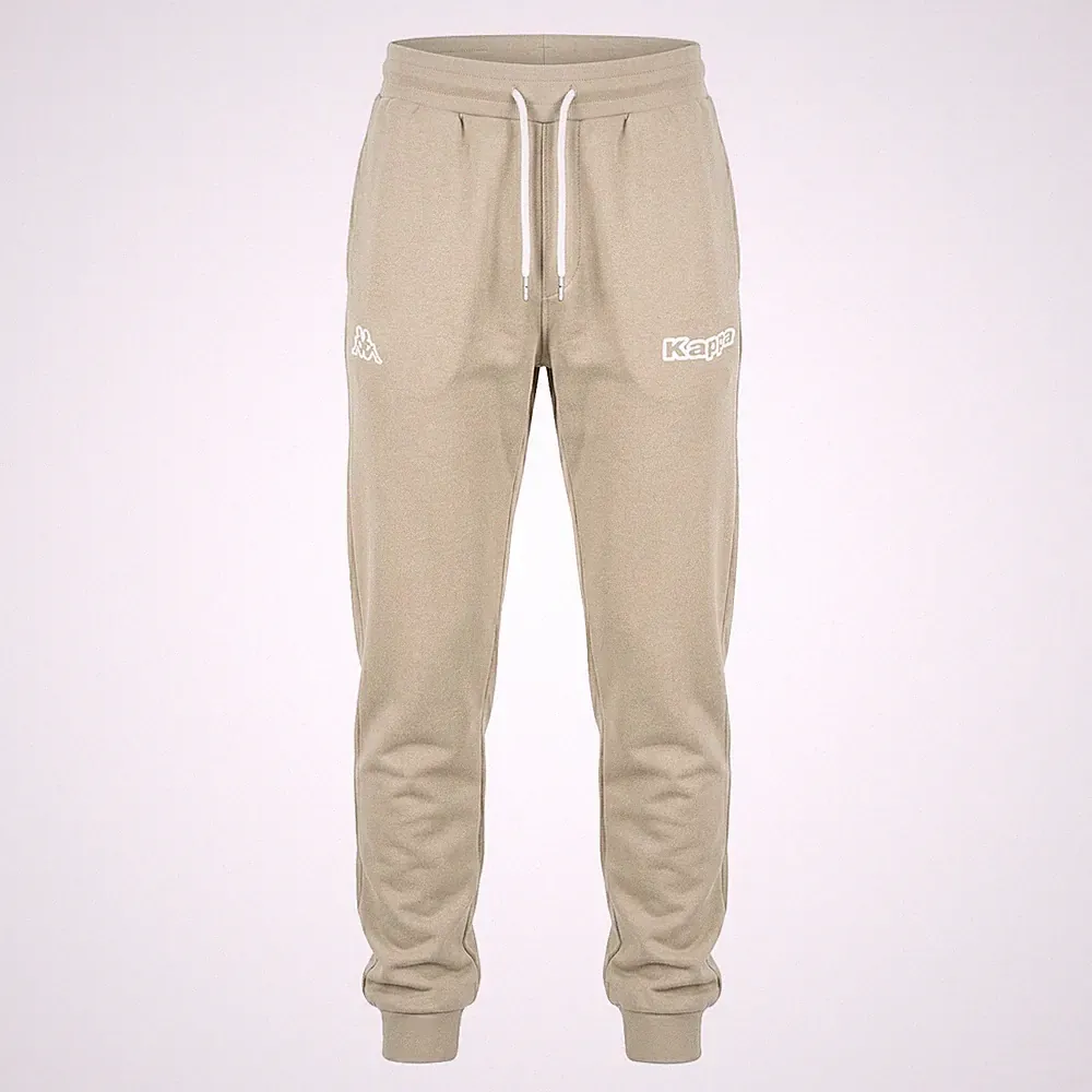 KAPPA Herren Baumwollhose Leicht Multicolor Trainingshose Schwarz Sand