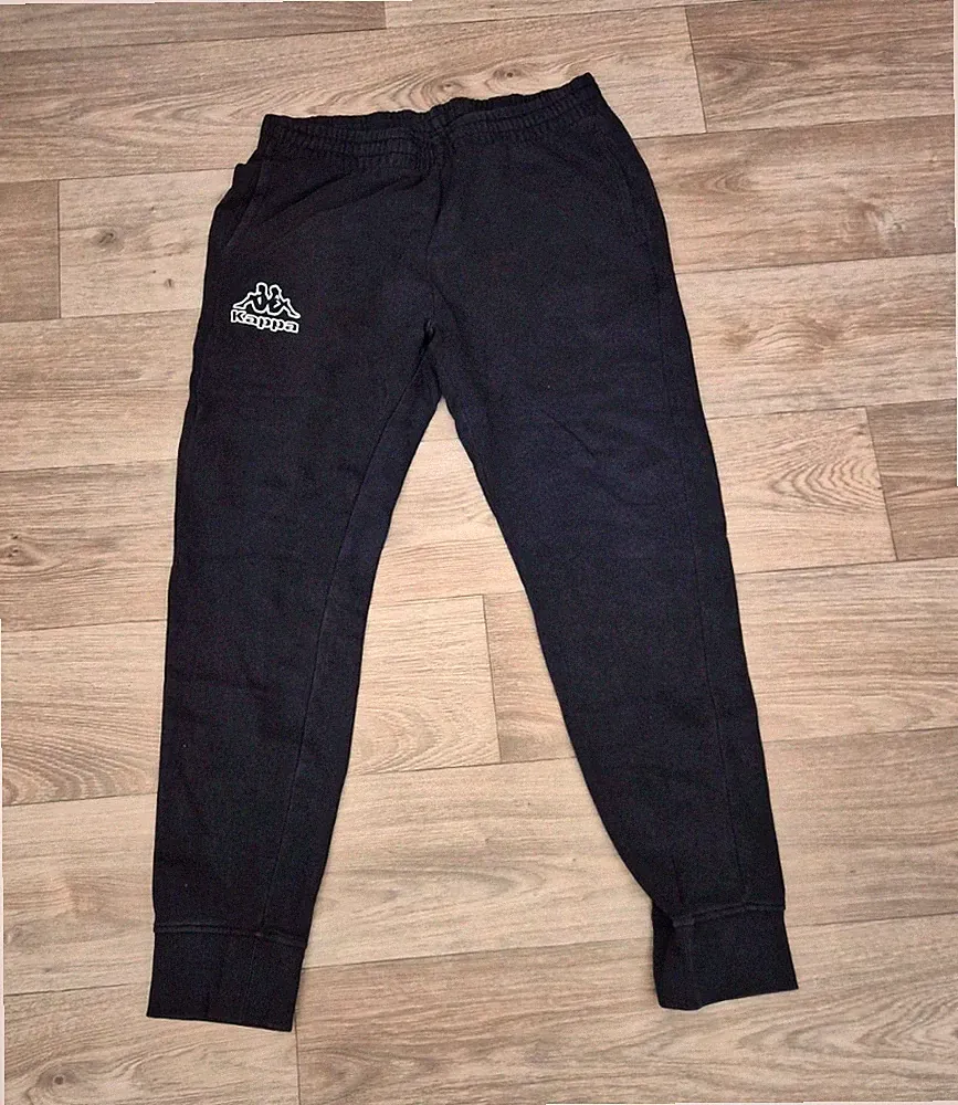 Kappa Herren Jogginghose Schwarz Größe S für Training & Freizeit