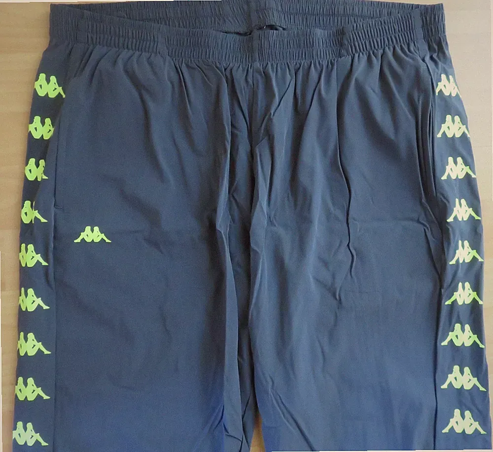 KAPPA Herren LAUFHOSE Größe XXL 2XL grau Taschen Jogginghose Running Hose w. NEU