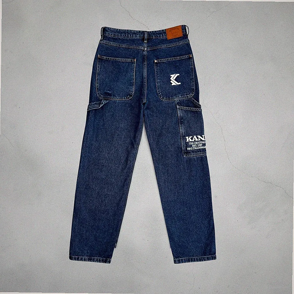 Karl Kani Hip Hop Rap Cargo Jeans Jogginghose Größe S Unisex