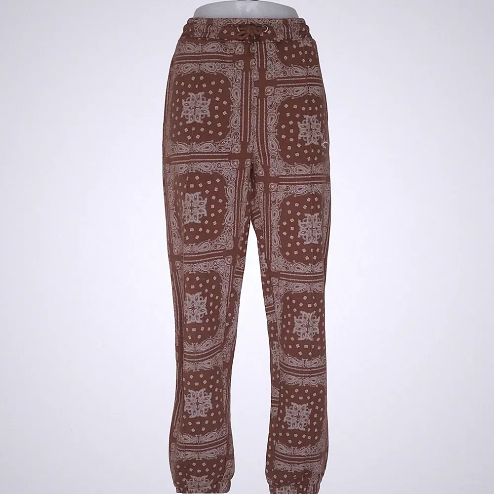 Karl Kani, Jogginghose, Größe: S, Braun, Baumwolle/Polyester, Paisley #m6M