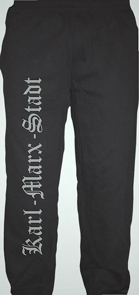 Karl-Marx-Stadt Jogginghose - Altdeutsch - Druckfarbe Silber - Sweatpants Hose
