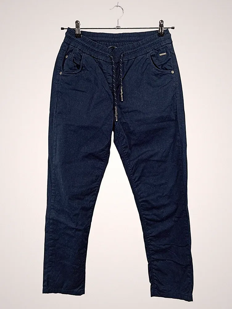 Kenny S. Jogginghose Herren Gr. 36 Blau Kordelzug Elastikbund Casual
