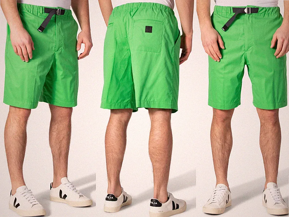 KENZO Buckle-Fastened Bermuda Jogging Belted Shorts Hose Pants Trousers New M