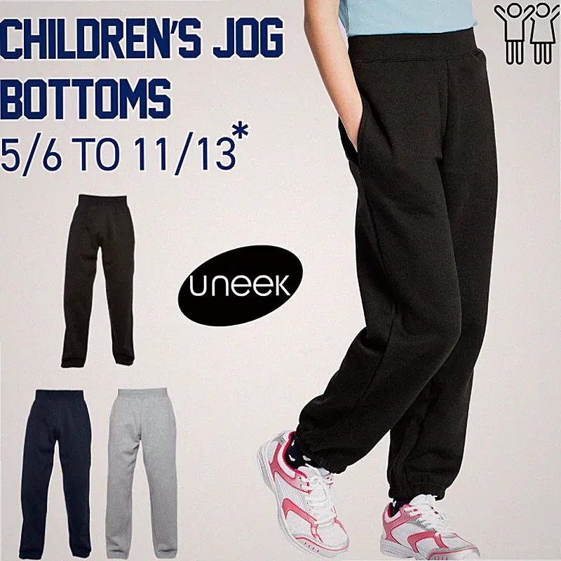 Kinder Jogginghose, schwere Winterjogginghose für Kinder 300GSM Hose UC521