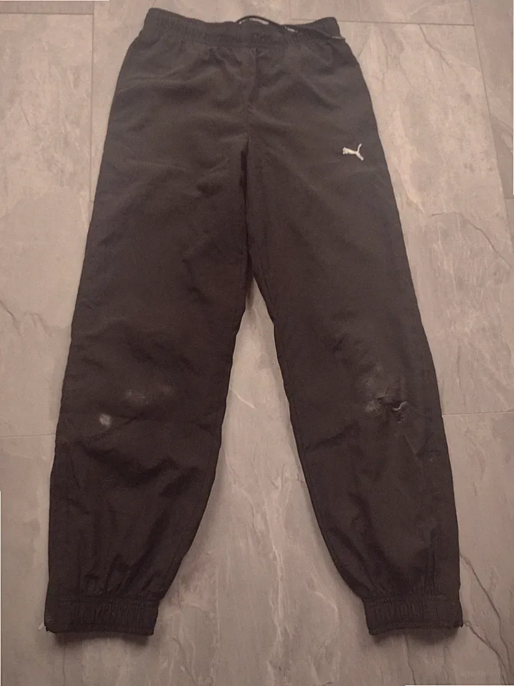 Kinder Jungen Jogginghose Jogger Sporthose Trainingshose Gr. 140 Puma schwarz