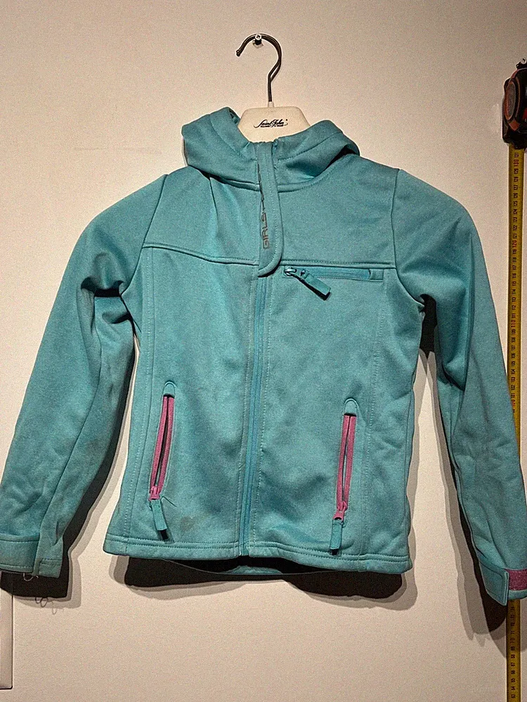 Kinder Mädchen Jacke Übergang Wetterfest Gr. 134 Farbe Türkis