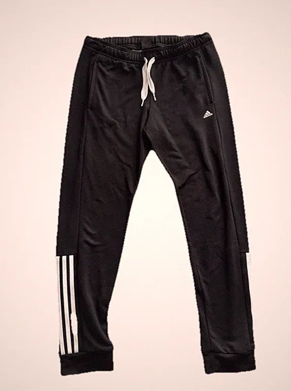Klassische neuwertige Adidas Sporthose, seitliche Einstecktaschen, Gr. 38/40