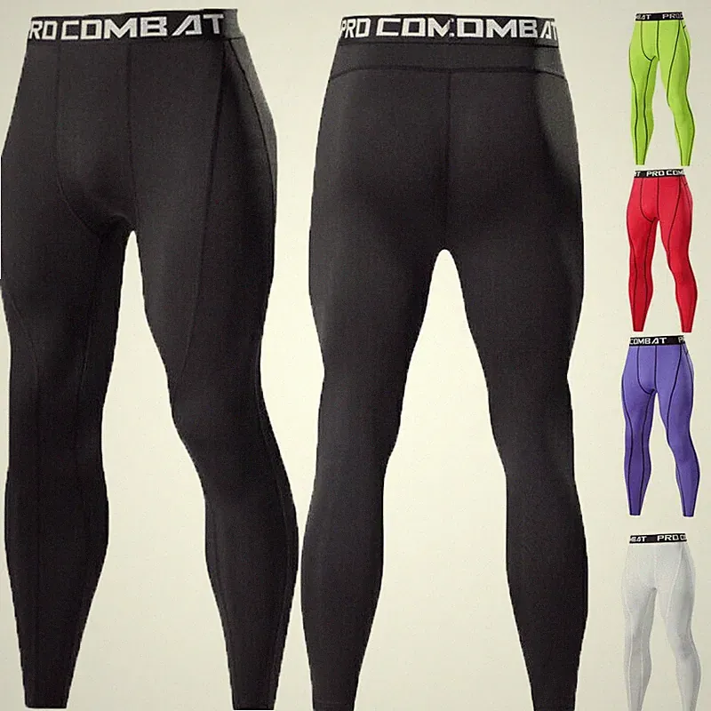 Kompressions Hose Laufhose Leggins Leggings Tights lang Herren Sport Fitness Z