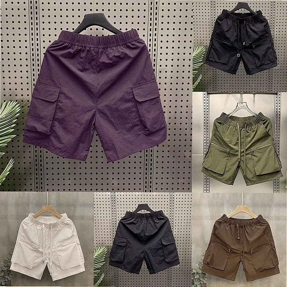 Kurze Hose Jogginghose Kordelstring Ladung Multi -Tasche Außenbekleidung