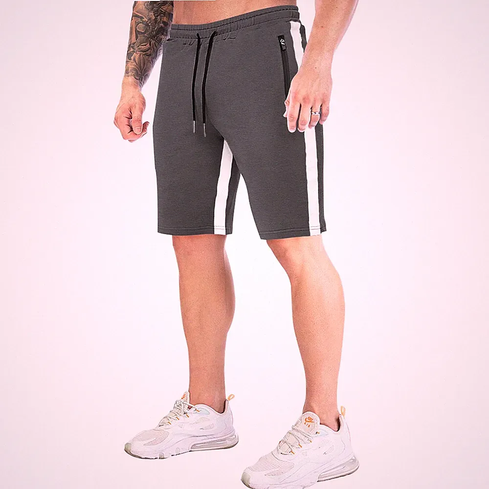 Kurze Hosen Herren Baumwolle Sport Shorts Sommer Sporthose Kurz Jogginghose T...