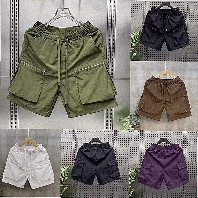 Kurze Hosen Kurze Hose Jogginghose Kordelstring Ladung Lose Regulär Retro