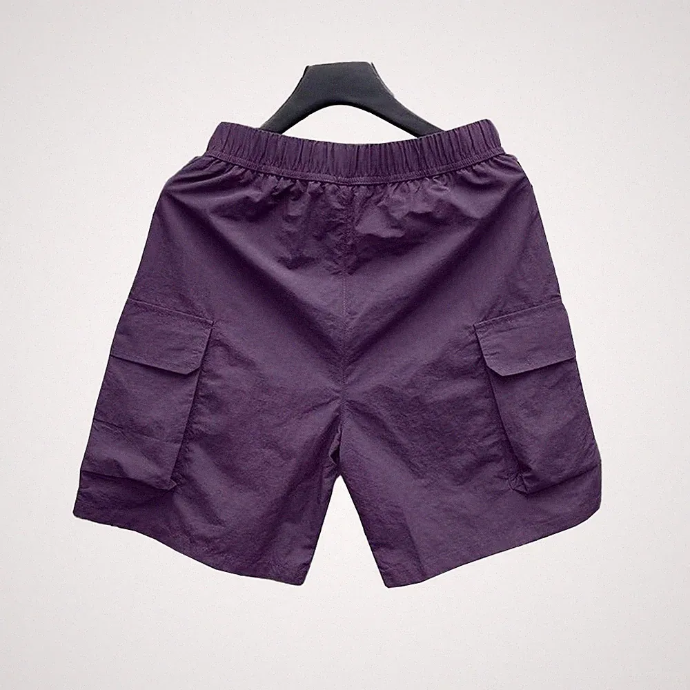 Kurze Hosen Kurze Hose Jogginghose Multi -Tasche Retro Außenbekleidung
