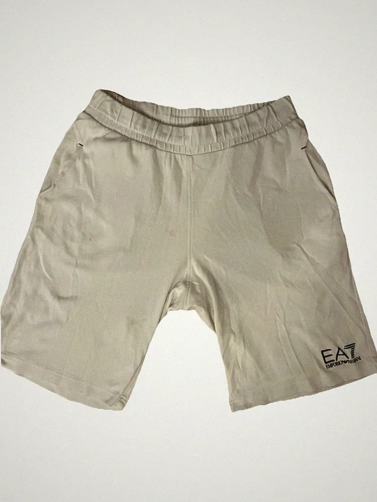 Kurze Jogginghose Emporio Armani EA7 Weiß Herren L