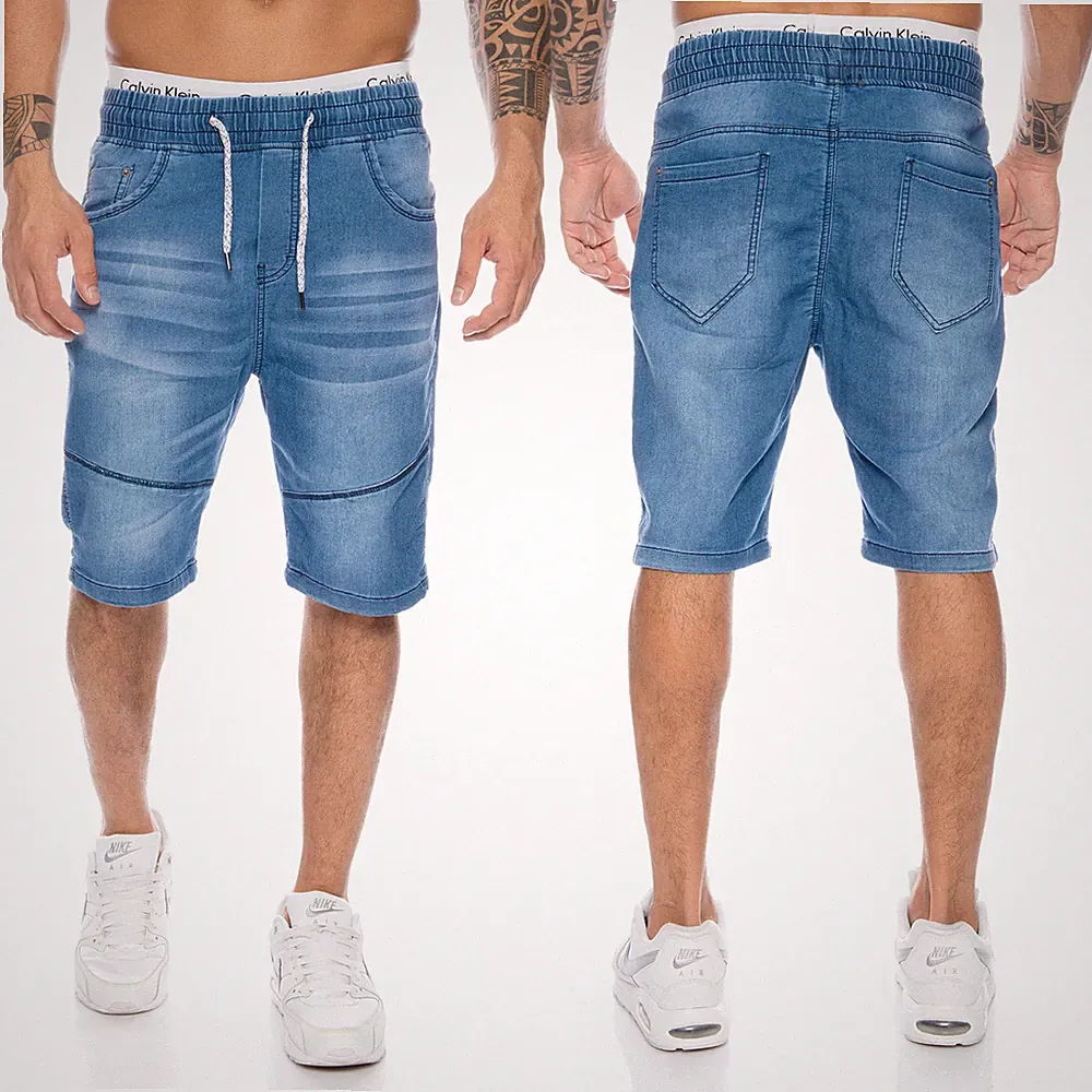 Kurzhose Herren Jeans bis XXL Hose Bermuda Chino Drop Crotch Rock Creek LL2523