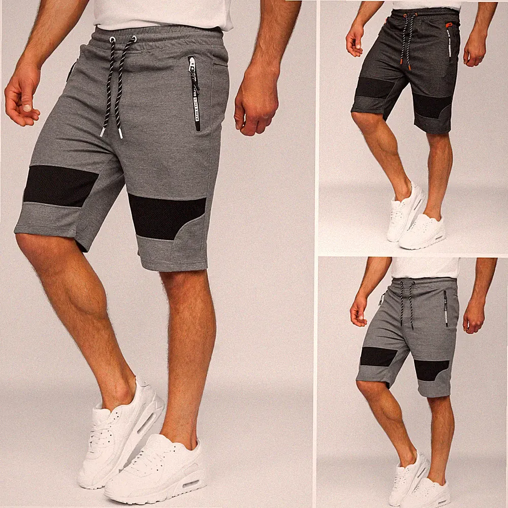 Kurzhose Shorts Bermudas Jogging Sporthose Kurze Sport Motiv Herren BOLF Fitness
