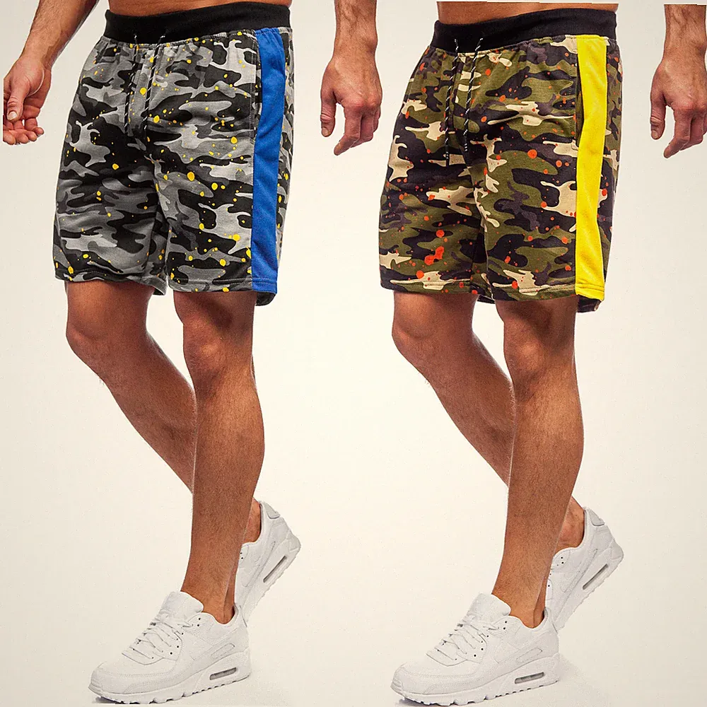 Kurzhose Sporthose Bermudas Shorts Kurze Fitness Jogging Army Herren BOLF Camo