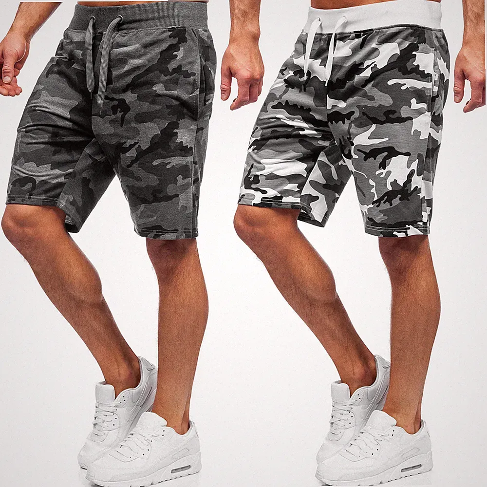 Kurzhose Sporthose Shorts Bermudas Kurze Jogging Fitness Herren Mix BOLF Camo