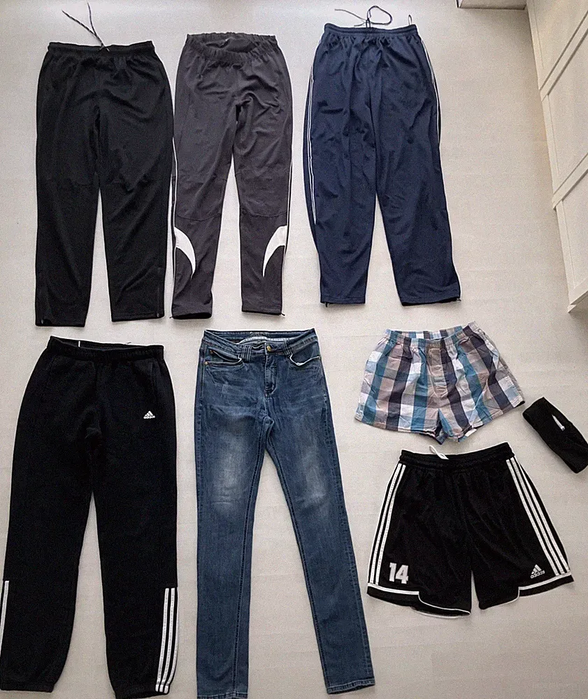 L Jeans Sublevel JoggingHosen Konvolut Herren Hosenpaket Kleiderpaket Adidas