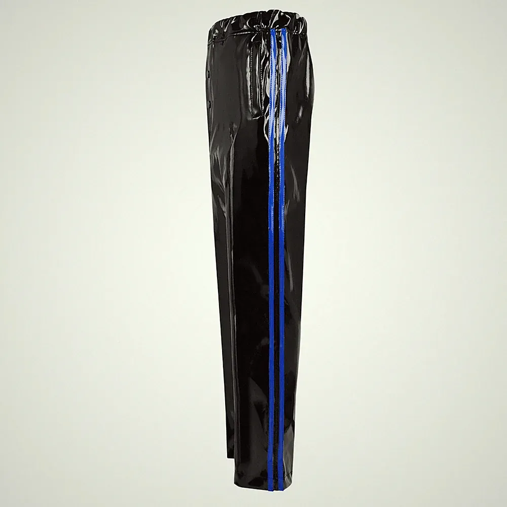 Lackina- Lack Herren Jogginghose mit blauem Streifen Gr . S-6XL