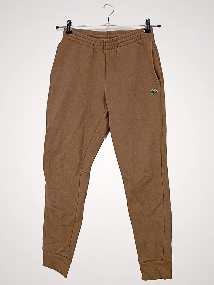 Lacoste Herren Jogginghose Braun Gr. 44 XXL Baumwolle Sportlich