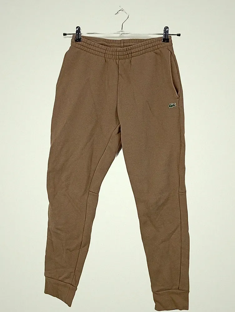 Lacoste Herren Jogginghose Braun Gr. 44 XXL Baumwolle Sportlich