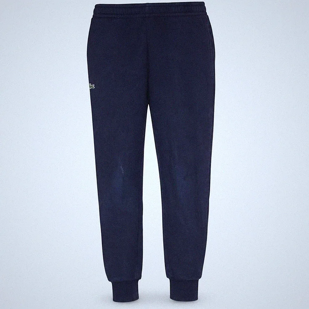 Lacoste Herren Jogginghose Größe XS Blau Freizeit Gummibund Logo