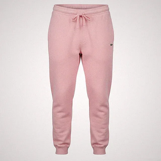 LACOSTE Herren Sweatpants 4XL Pink Eng Gezogen Fleece Kordelzug