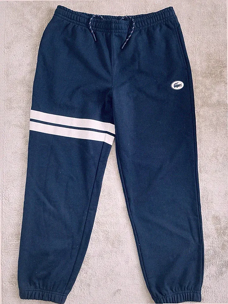 Lacoste Jogging Hose Gr. L Dunkel Blau Neu Ohne Etikett Modell Regular Fit
