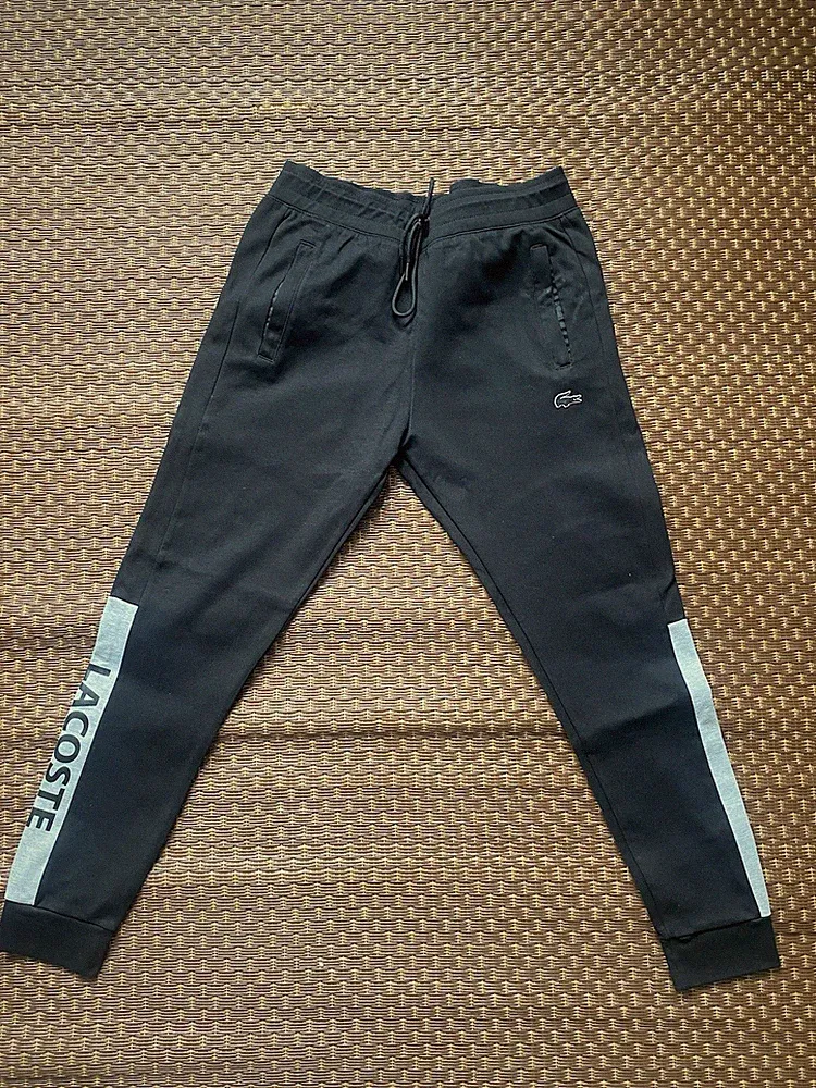 Lacoste Jogginghose Gr. S Schwarz Grau