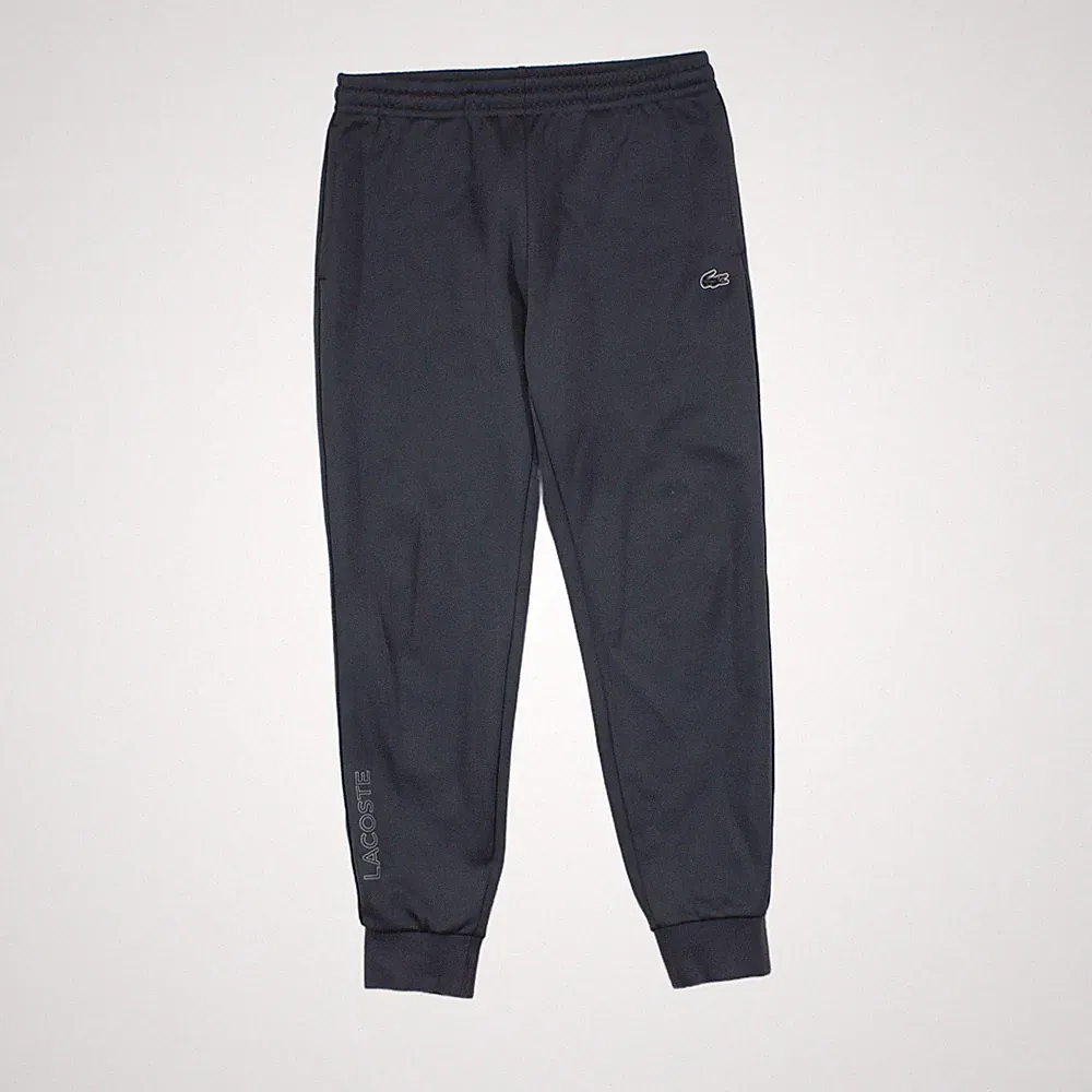 Lacoste Jogginghose Herren Größe M Grau Tapered Fit Sportbekleidung