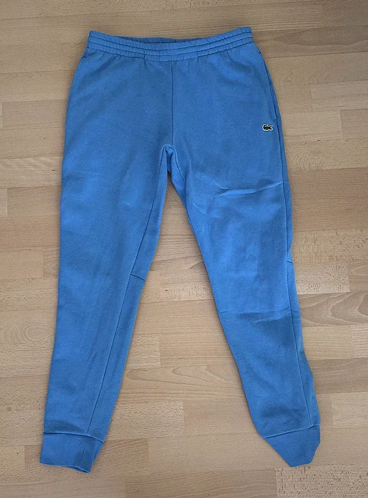 Lacoste Slim Fit Jogginhose Sweathose Hellblau Größe 5 M/L