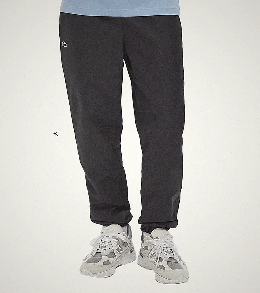 Lacoste Sport Herren Trainings-Hose Jogging-Hose mit elastischem Bund Gr. M Grau