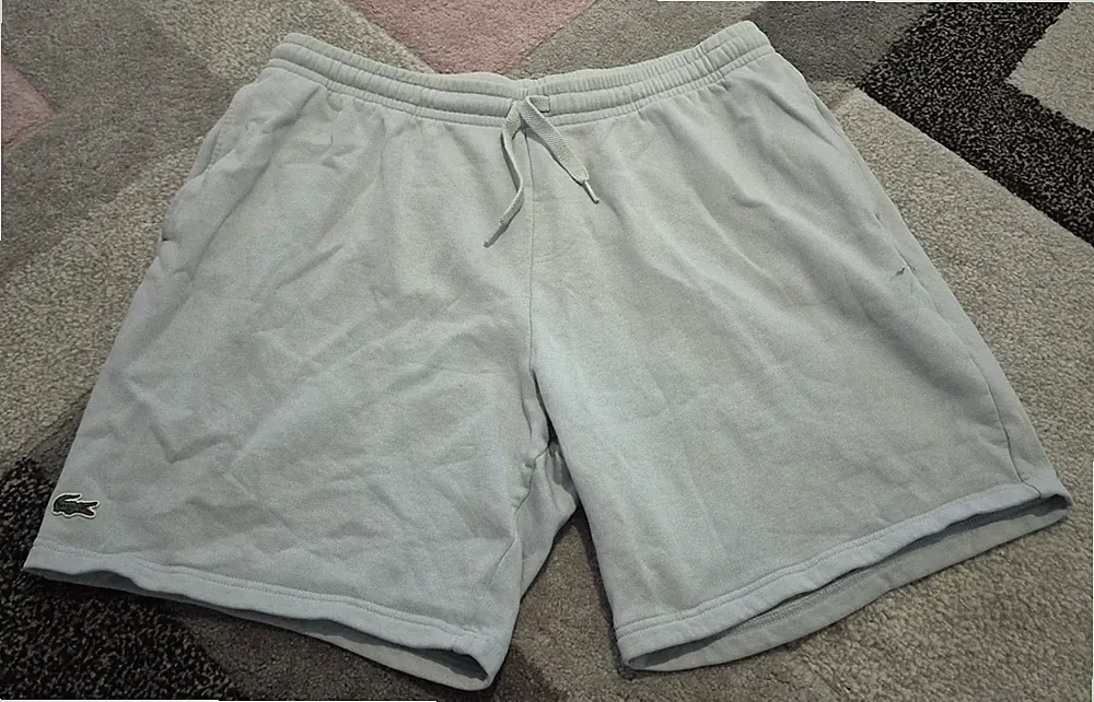 Lacoste Sport Shorts Herren FR 6 US XL Baumwolle Jogger Jog Jersey Gym