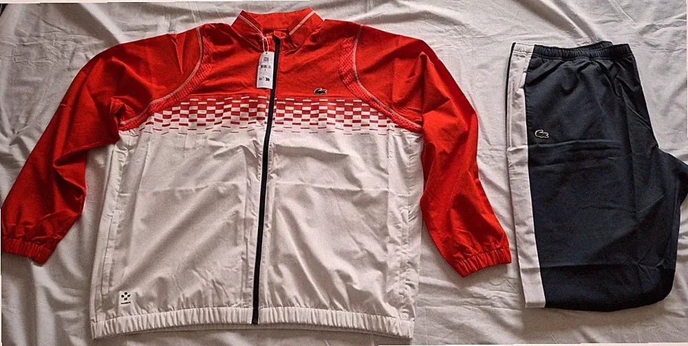 Lacoste Trainingsanzug Jogginganzug Sportanzug Herren 3XL, 8 Neu mit Etikett