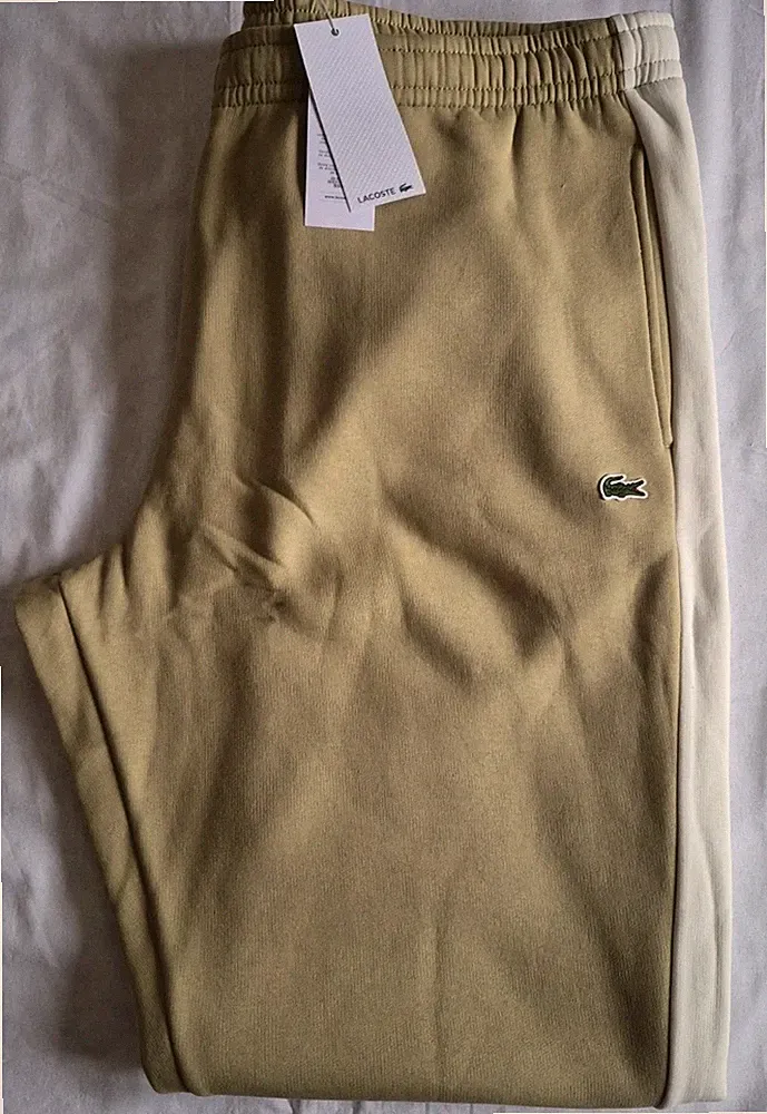 Lacoste Trainingshose Jogginghose Sporthose XXXL 8 Sand Neu mit Etikett