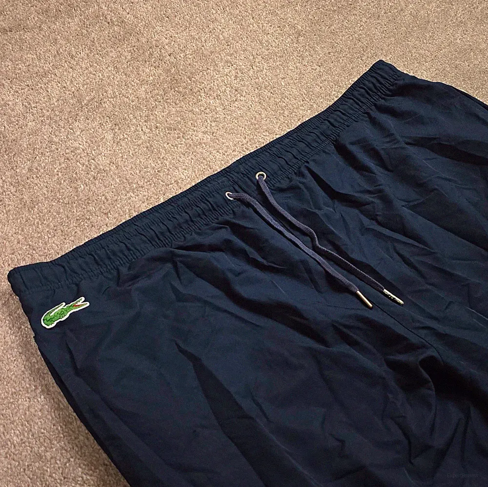 Lacoste x Andy Roddick Trainingshose Herren Gr. 8 Navy Track Pants Tennis