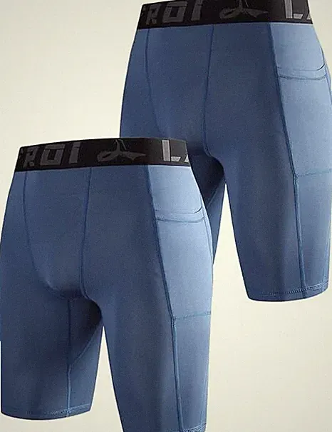 LAFROI Herren Quick Dry Cool Compression Fit Tights Shorts Bund - YSK09 S / XL