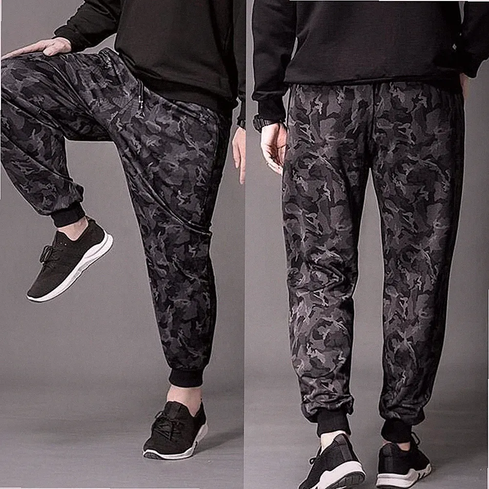 Lang Männerhosen Sport Fitnessstudio Hose Camouflage Jogginghose Streetwear