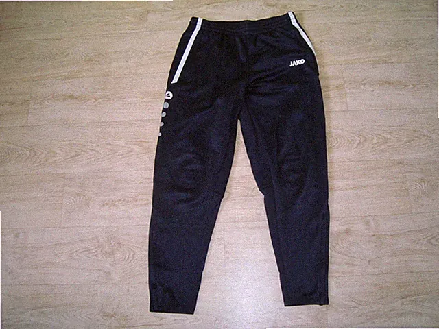 lange Sporthose Sportswear Freizeit Jogging Trainingshose schwarz Gr. M v. JAKO