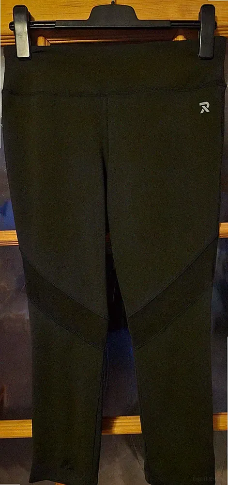 Laufhose, Jogginghose, schwarz, Gr. S/M, transparente Einsätze