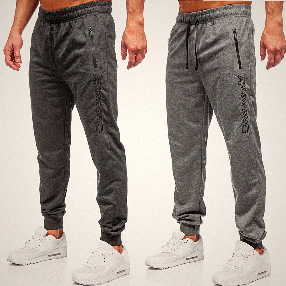 Laufhose Sporthose Trainingshose Hose Unifarben Motiv Jogger Herren BOLF Print