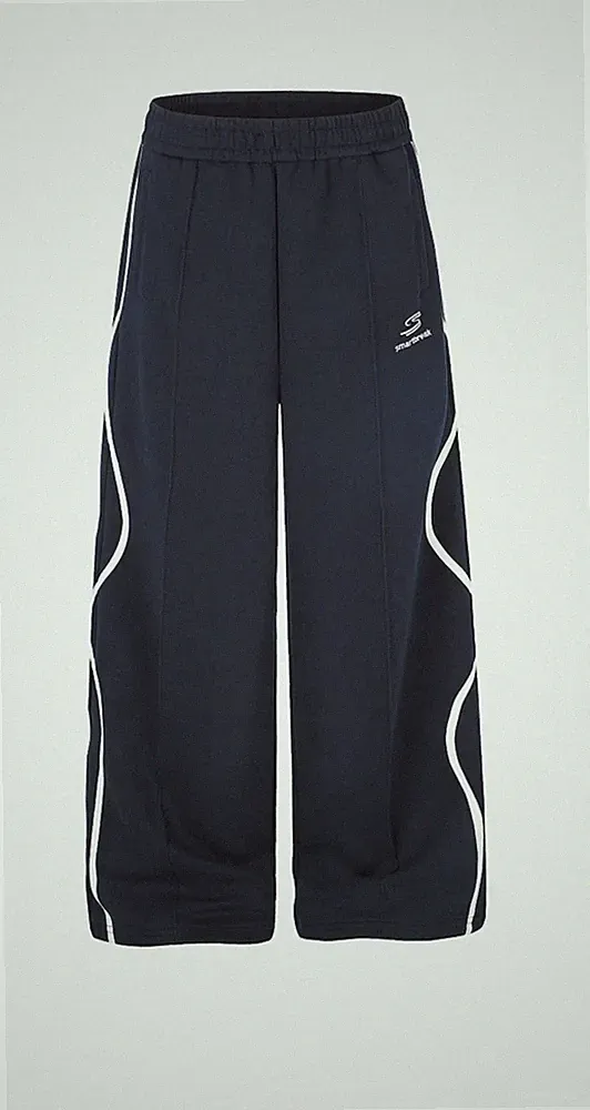 Laufhose Trainingshose Blau Größe Gr. L