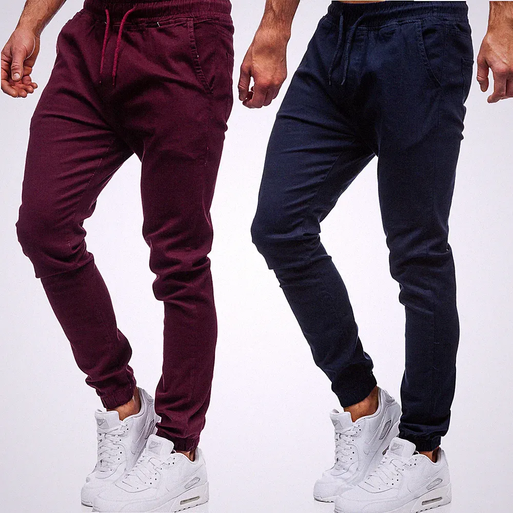 Laufhose Trainingshose Jogger Sporthose Fitness Unifarben Herren BOLF Slim Fit