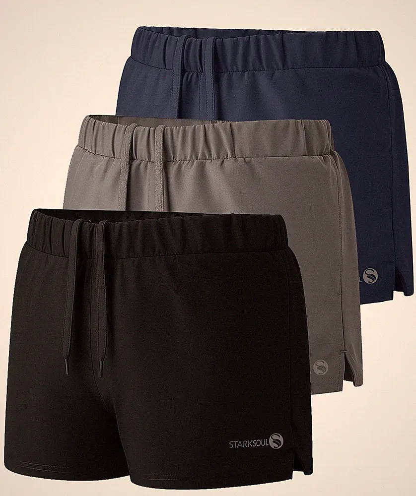 Laufshorts Herren mit Innenslip & Taschen | Atmungsaktiv & leicht | Sporthose