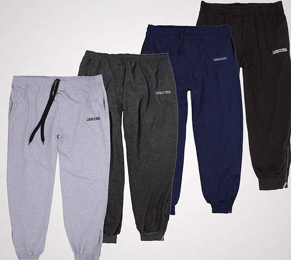 LAVECCHIA Herren Jogging Freizeit Hose 3XL 4XL 5XL 6XL 7XL 8XL Übergröße 4Farben
