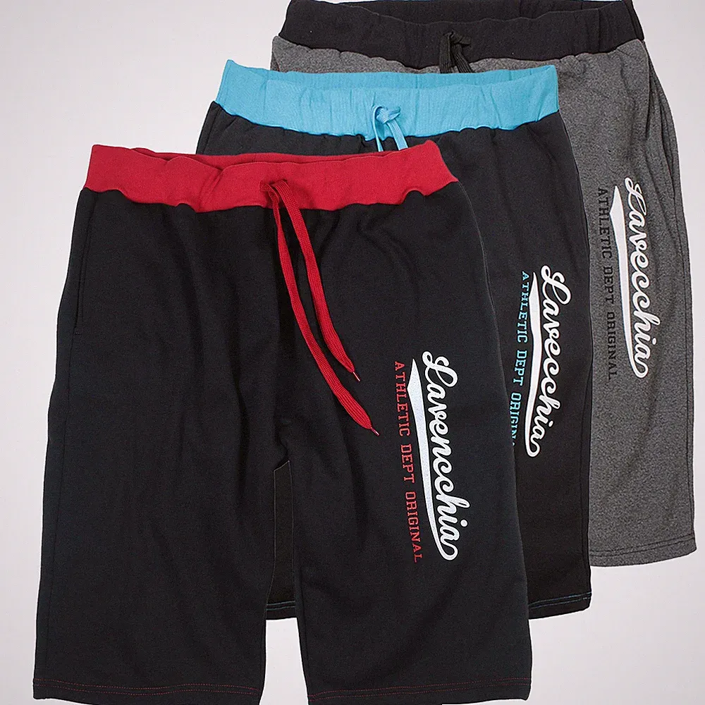 Lavecchia Übergrößen Sweat Shorts Herren Jogger Jogging kurze Hose Bermuda