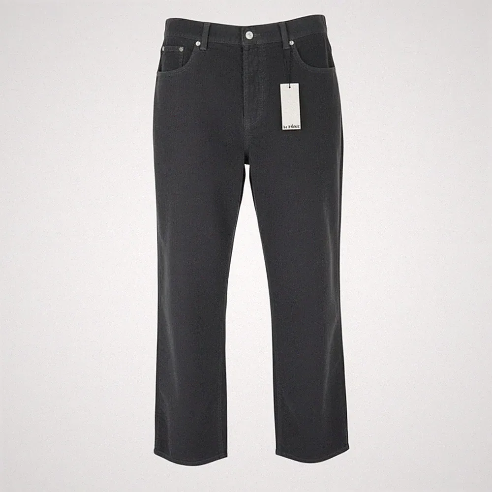 LE PERE Weite Herrenhose W34 Navy Cordhose Mit Knopfleiste FW25/26