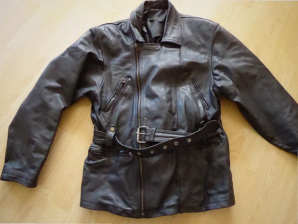 Lederjacke für Bike aus Leder von Gaucho, Herren, Gr. L/52